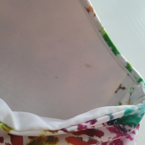 40D Torrid Curve Colorful Rainbow Tie Dye Wireless Bra - Picture 4 of 5